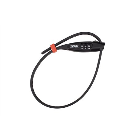 ZEFAL K-Traz Zip3 - Sangle Antivol à Code à 3 Chiffres - Antivol Collier de Serrage - Antivol de Selle ou Casque - Compact et Ré