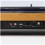 MOOOV 477361 Platine Vinyle Bluetooth, Haut-parleurs Intégrés, Enregistrement USB, Effet Bois, Compatible 33/45/78 Tours