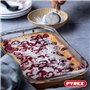 Pyrex - Lot de 2 plats à lasagnes et gratins rectangulaires - 2 Tailles - Verre Borosilicate - Extrême Résistance - Made in Fran