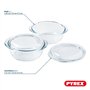 Pyrex 4 In 1 - Lot de 2 Cocottes 1L - Verre Borosilicate - Cuisson Four Façon Vapeur - Cuisine Mijotée - Compatible micro-ondes 