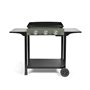 LIVOO - Plancha gaz 3 brûleurs sur chariot DOC326 - puissance totale de 7