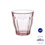Duralex® - Lot de 4 Verres en Verre Trempé Rose 25 cl - Collection Le Picardie® Élégants et Polyvalents – Fabrication Française