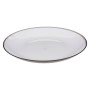 5five - assiette "square" gris charbon 25cm