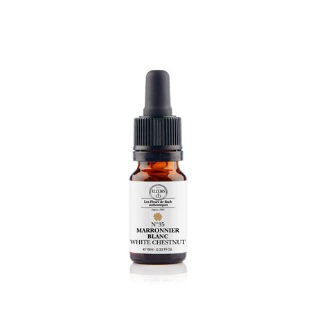 Elixir Marronnier Blanc n°35 BIO - Calme mental et apaisement - Complément alimentaire naturel aux fleurs de bach 10mL - Elixirs
