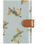 PETIT JOUR - Protège Carnet De Santé Pour Enfant - Pochettes Intérieures - Fabriqué En Toile Cirée - Motifs Famille Pierre Lapin