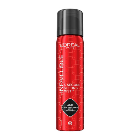 L'Oréal Paris - Spray Fixateur de Maquillage - Waterproof - Sans Transfert - Formule Légère - Non Collant - Résistant à l'Eau -