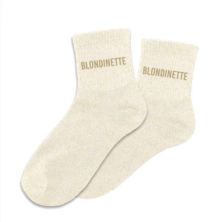 STC Chaussettes paillettes blondinette