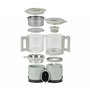 Babymoov Robot Cuiseur Bébé Nutribaby Glass - Bols en Verre - 4 en 1 Mixeur Cuiseur Vapeur, Grande Contenance 1,9L, Cuisson Sain