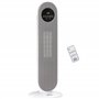 HOMCOM Chauffage d'appoint Radiateur soufflant Radiateur céramique oscillant 15-40°C avec Télécommande 1300/2000W