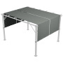 Outsunny Lot de 2 Toiles de Rechange pergola rétractable de 4