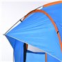 Outsunny Tente de Voiture hayon Famille 5-6 Personnes Tente de Camping pour SUV avec 3 Portes et fenêtre en Maille, pour Trekkin