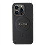 Guess GUHMP15LPSAHMCK Coque pour iPhone 15 Pro 6,1" Noir Coque Rigide Saffiano