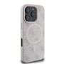 CG MOBILE Guess Magsafe Coque Rigide en polyuréthane 4G avec Logo Classique pour iPhone 16 Pro Max Rose