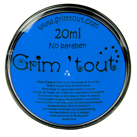 Grimtout Generique - Fard Visage et Corps Bleu