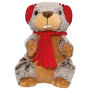 Bouillotte doudou 2 en 1 - Peluche Marmotte toute douce bébé & enfant - Action chaud et froid - Bouillotte sèche micro-ondes - P
