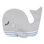 Bouillotte doudou 2 en 1 - Peluche plate Baleine toute douce bébé & enfant - Action chaud et froid - Bouillotte sèche micro-onde