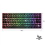 Spirit Of Gamer | Clavier Gamer sans Fil & Bluetooth RGB | Clavier TKL AZERTY Compact 65% | Touches Semi-Mécanique Rétroéclairé 