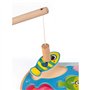 Janod - Speedy Fish Puzzle Game - Develops Fine Motor Skills and Concentration - From 18 Months Old, J07088, Multicolore, Taille