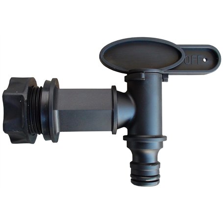 Belli 0857 7 Robinet Raccord Rapide Clipsable 20/27 Noir