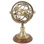 Générique 121 Objet de Décoration Sphère Armillaire Laiton Vieilli 30 x 19 x 19 cm