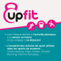 UPFIT - Corde à sauter - Poignées lestées - Poignées ergonomiques avec texture légèrement grainée pour une bonne préhension - De