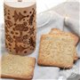 SCRAP COOKING - Mini rouleau bois "Bonhomme pain d'épices" - Décos Empreintes Gravées en Relief - Moule Décoration Biscuits, Sab