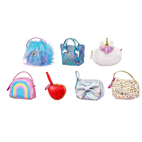 Real Littles - Mini Sac à Main avec Mousqueton - Cadeau Surprise - Modèle et Coloris Aléatoires - Saison 2 - Matière : Nylon