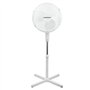 Kamberg - VENTILATEUR 40 CM SUR PIEDS BLANC - 3 VITESSES - OSCILLATION - HAUTEUR REGLABLE - SILENCIEUX - GRILLE SECURISEE - 45 W