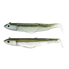 Fiiish Double Combo Off Shore Black Minnow No.3-12cm - 25g - Kaki - Ghost Minnow - BM3021