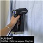 STEAMONE - Steamer Defroisseur à vapeur de voyage 2000W 30g/min- Fer Portatif Compact (400 ml)- Élimine 99,99% d'Impuretés- Prêt