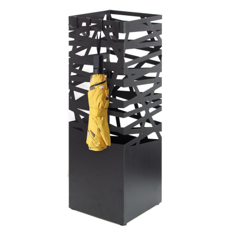 Todeco Porte Parapluie en Métal Carré