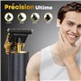 COFFRET TONDEUSE CHEVEUX ET BARBE 0MM | TONDEUSE BARBE ÉLECTRIQUE PROFESSIONNELLE | SANS FIL TONDEUSE A CHEVEUX RASOIR BARBE TON