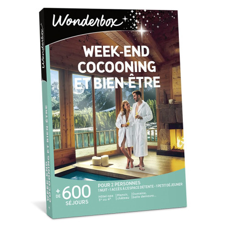 Wonderbox Week-End Cocooning Et Bien-être - Coffret Cadeau Idée Cadeau Séjours