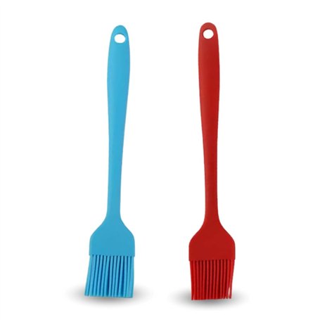 PARENCE.- Lot de 2 pinceaux de Cuisine en Silicone/Ensemble de 2 brosses pour Badigeonner - Pâtisserie