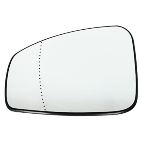 Glace de Rétroviseur Extérieur Dégivrante avec Support pour Avant Gauche Coté Conducteur compatible pour MEGANE 3 (2008-2016) OE