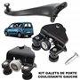 Partsline Kit de galets pour porte latérale coulissante gauche (côté conducteur) compatible avec Berlingo, Partner (à partir de 