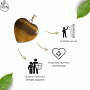Felicidade Pendentif Cœur en Œil de Tigre - Bijou Protecteur et Naturel