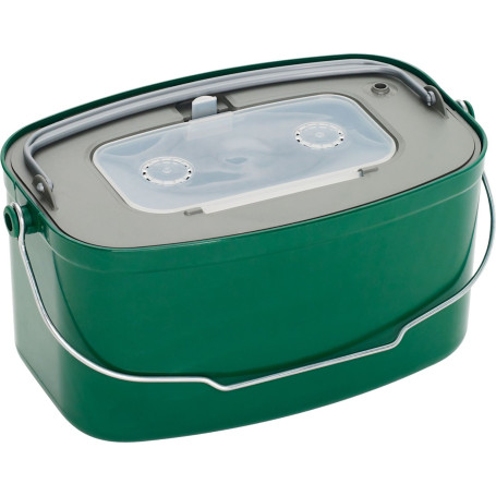 Plastilys Seau à Vif avec Panier Vivier Vert 7 L