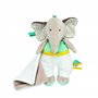 BABY NAT' - Pantin avec Doudou Cacahuète - BN0624 -Gris