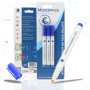 Lot de 3 stylos détecteur de faux billets spécial Euro - Tout nouveau modèle dédié à l'euro pour encore plus d'efficacité. Détec