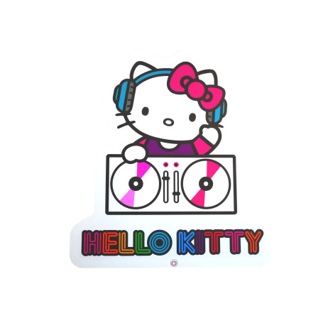 TEKNOFUN - Licence Hello Kitty - Neon Mural LED Hello Kitty 27 CM - Décoration Lumineuse - Adaptateur Secteur - Rose