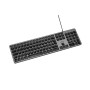 Clavier Filaire - Bluestork - KB Mac - Azerty - Compatible Mac - Noir