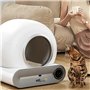 EZICLEAN Litière Robot autonettoyante connectée - Maison de Toilette pour Chat CATBOT K8i