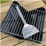 Spatule Inox avec Manche Ergonomique pour Plancha et Barbecue - Ustensile de Cuisine Résistant
