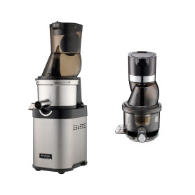 Kuvings - Extracteur de jus professionnel CS600 + tête supplémentaire en inox - 40L de jus par heure - Utilisation non-stop sans