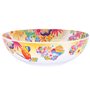Les Jardins de la Comtesse - Grand Saladier en Mélamine - Perroquets de Bahia - 4L / Ø 31 cm - Multicolore - Service de Table de