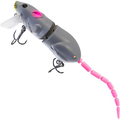 Leurre Articulé Souris 8 cm 15 g – Rat Pêche du Brochet