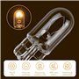 Magnet Pack 10 Ampoules W5W Halogène Wedge 12V 5W Culot T10 W2.1X9.5D Intérieur et Extérieur - Auto et Moto