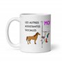 L'Esprit Des Anges Tasse-Mug Meilleure Assistante Sociale Licorne - Idée Cadeau Humour Original Anniversaire