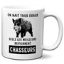 L'Esprit Des Anges Tasse-Mug Chasse Sanglier Humour - Seuls les Meilleurs deviennent Chasseurs - Idée Cadeau Personnalisé Origin